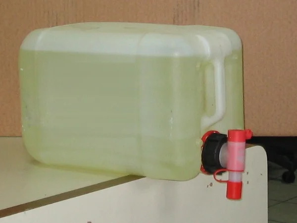 KRYSTAL tap on a plastic liquid container